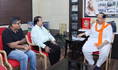 जिले में बिजली व्यवस्था सुचारू रहे - कैबिनेट मंत्री चेतन्य काश्यप बिजली कंपनी के अधिकारियों को बैठक में दिए निर्देश