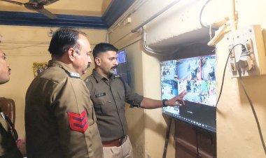 हाट की चौकी के संवेदनशील क्षेत्रों में पुलिस और जन सहयोग से लगे 8 सीसीटीवी कैमरे, असामाजिक तत्वों और अपराधिक किस्म के लोगों पर रहेगी पुलिस की पैनी नजर