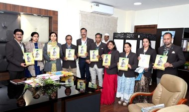 उत्कर्ष पत्रिका के 25वें अंक का विमोचन, कलेक्टर सिंह ने पत्रिका की सराहना की