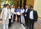 भोपाल मारपीट मामला: धार्मिक उन्माद फैलाने वालों पर रासुका लगाने की मांग, अधिवक्ताओं ने राज्यपाल के नाम सौंपा ज्ञापन